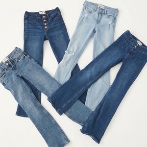 Set Of 4 - Abercrombie Kids Jeans SZ 9/10 Long